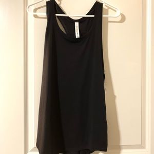 Lululemon Love Tank Pleated- Black, Size 8
